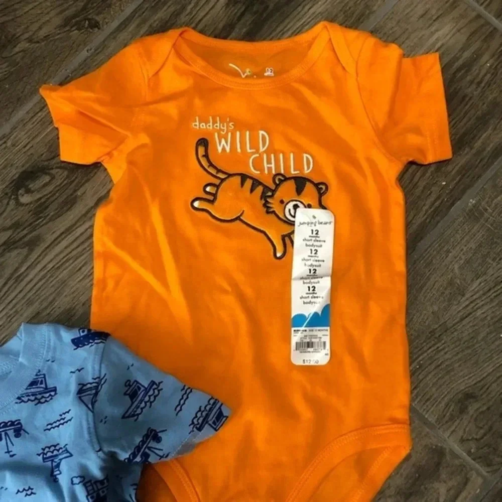 NWT jumping beans summer 12M shirt bundle
